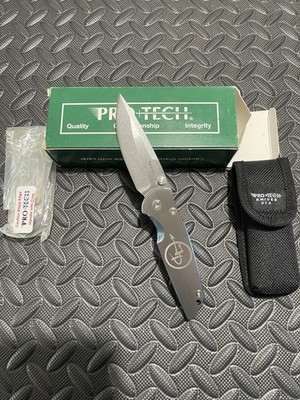 Protec Knives - Integrity TR3 - Satin Titanium Scales w/ a S35VN Blade.