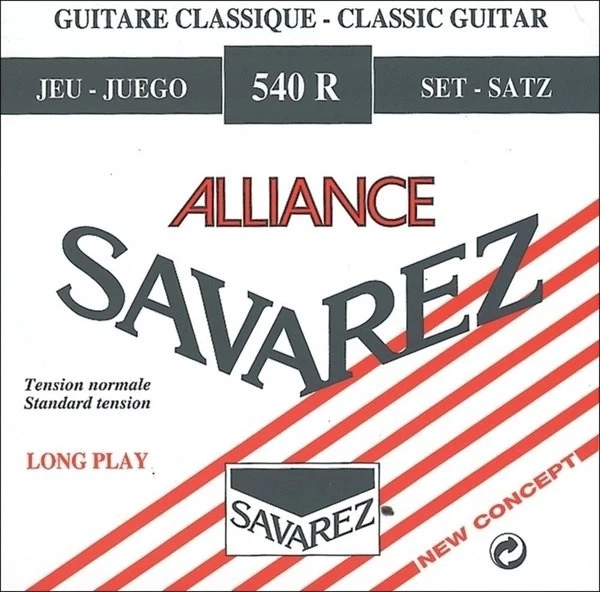 Savarez 540R • Carbon • Satz Saiten für Konzertgitarre • Normal Tension
