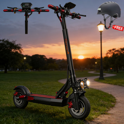 10 Zoll Faltbar E-Scooter Cheelvary X9 PRO 48V 21AH Akku Offroad Elektroroller