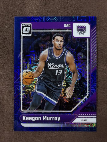 2024-25 Panini Donruss Optic #47 Keegan Murray Blue Mojo Prizm /24
