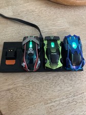 Anki Overdrive Cars Lot Of 3 With Charger Skull, Nuke, and Ground Shock