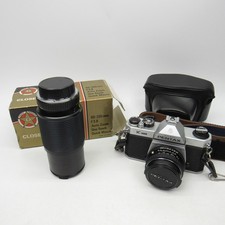 Asahi Pentax K1000 35mm SLR Camera - SMC 50mm f/2 80-205mm f/3.8 Lenses Case