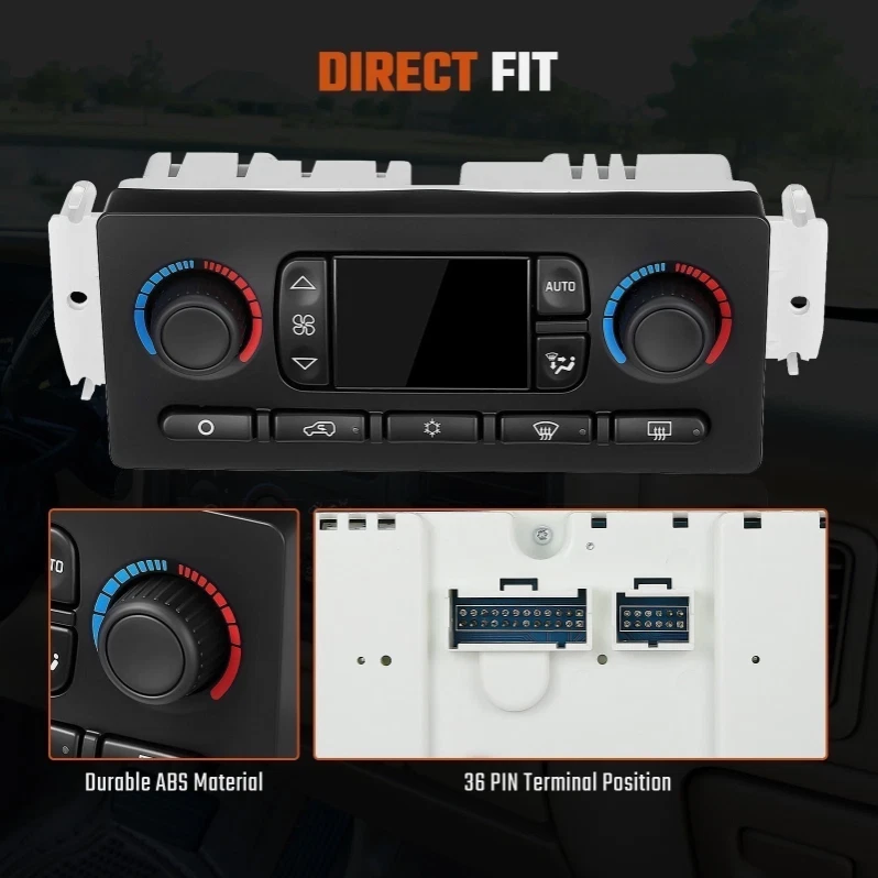 Módulo de control climático de calefacción de CA 599-211XD para Chevy GMC diseño mejorado 03-07🔥 Foto 2 de 4