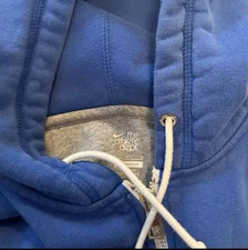 Y2K Nike Zip Up Sweatshirt Size Medium Blue 