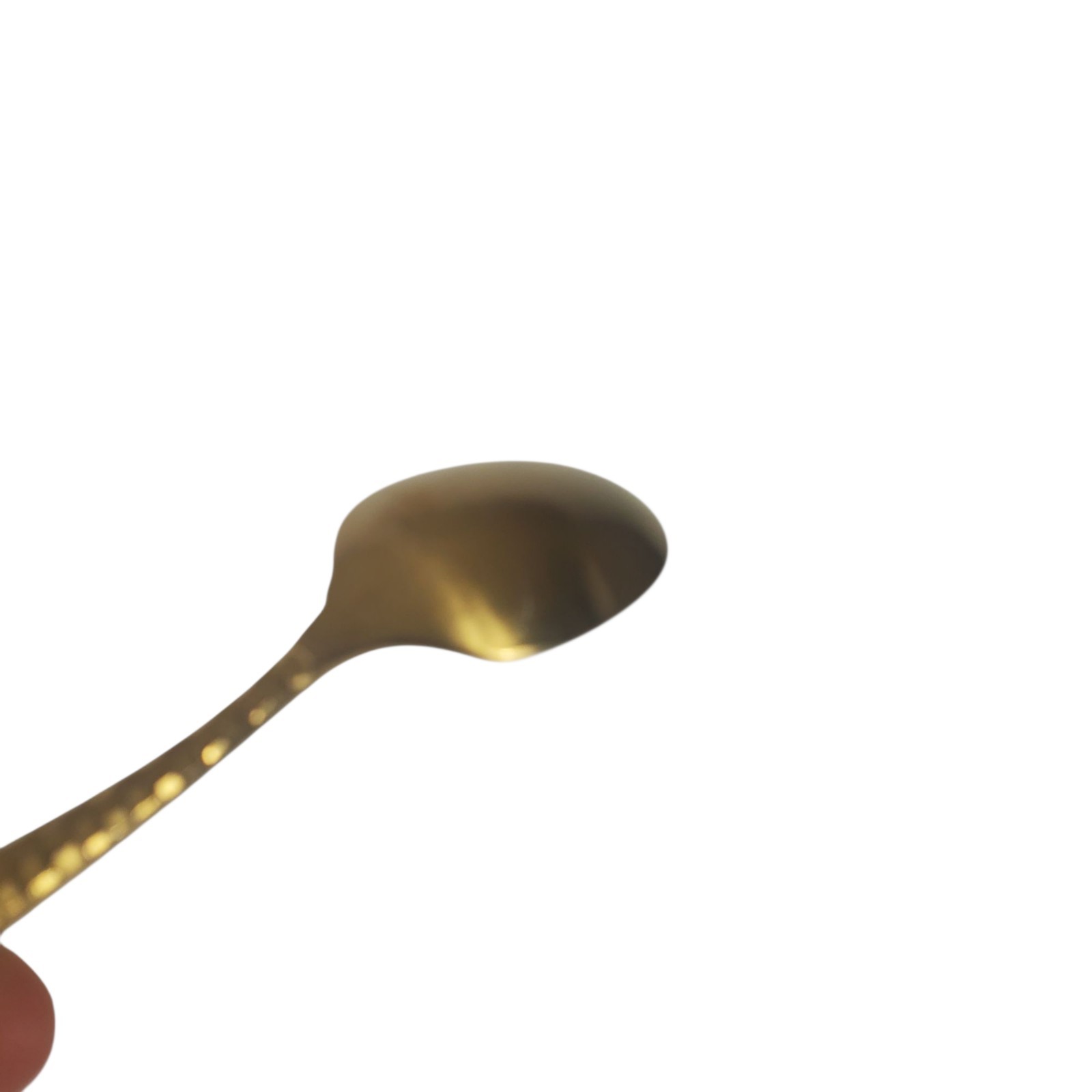 Fortessa Lucca 10-Piece Faceted Gold Flatware Set Scuffs