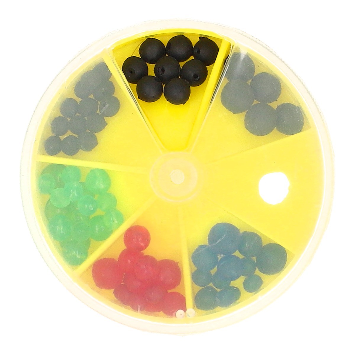 Амортизирующие рези шарики Angelspezi Perlenbox 60 штук в ассортименте Stück Gummiperlens