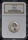 1944 Washington Quarter 25C NGC MS66