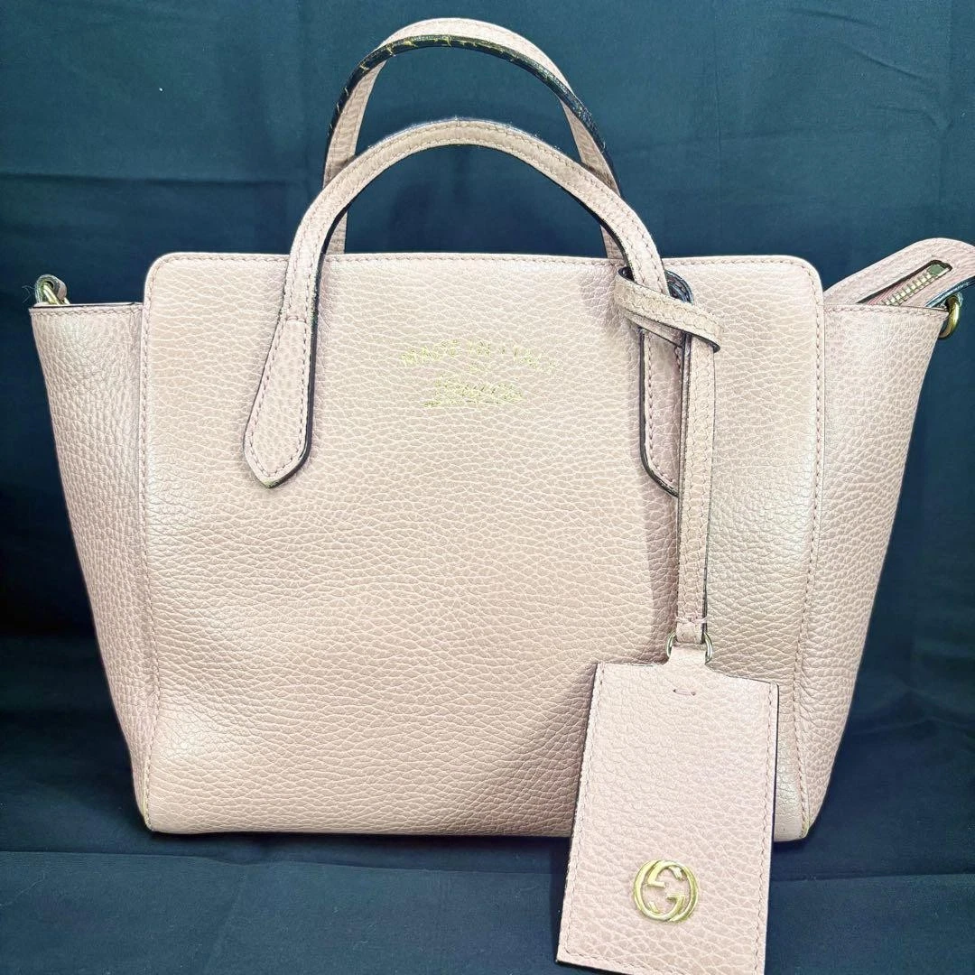 Sac à main bandoulière GUCCI 2 voies rose #PGB61U