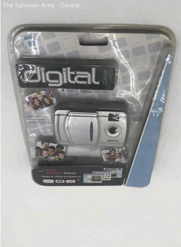 Sakar 3 in 1 Point Silver 0.3 MP Point & Shoot Digital Camera In Package - Image 3 of 4