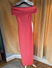 City Goddess Pretty Off-the-shoulder Summer Pink Maxi Long Dress size 8