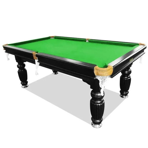 8FT Snooker Pool Slate Table Billiard Home Entertainment Family Fun Black Frame - Picture 12 of 13