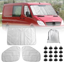 Thermomatte Fahrerhaus Innen f&uuml;r Mercedes Sprinter 2006-2018, 3 Stk Wasserdicht 