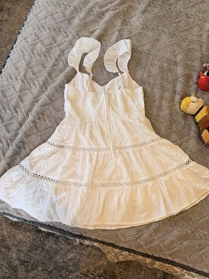 Altar'd State Women's White Eyelet Lace Dress Size M Fully Lined | eBay Altar'd State Women's White Eyelet Lace Dress Size M Fully Lined | eBay
