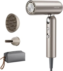 DREAME Séchoir à cheveux de poche - 2026 Modèle - 110,000 RPM - Diffuseur inclus