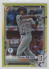 2021 Bowman 1st Edition Yellow Foil /75 Adinso Reyes #BFE-21 ng3