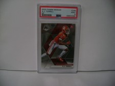 A.J. TERRELL 2020 PANINI MOSAIC #248 PSA 9  ROOKIE  S.P.