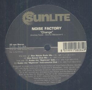 Noise Factory - Change - Italian 12''  Vinyl - 1996 - Sunlite