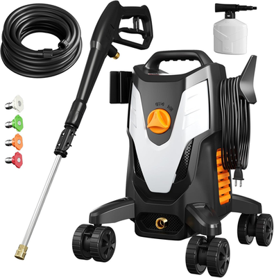 #ad Electric Pressure Washer 4500PSI 2.8 GPM High Pressure Washer with Anti Tipping $199.99