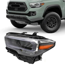 Full LED Driver Side Headlight Replacement for Toyota Tacoma 2020-2023 Left Lamp