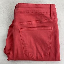 Jeanswest Womens Pink Mid Rise Slim Capri Stretch Jeans Size 10 EUC JMD0JW3