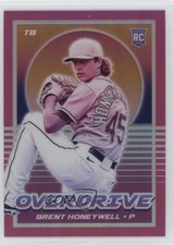 2021 Panini Chronicles Overdrive Pink Prizm 19/50 Brent Honeywell #25 2y0