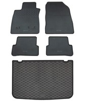 Gummi FußMatten Kofferraumwanne FüR Renault Clio 4 X98 2012-2020 Set Gummimatten