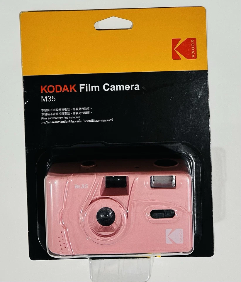 KODAK M35 35mm Reusable Film Camera Pink Iconic Retro Lomo Kodak M35 Pink - Image 4 of 4