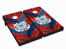 US Coast Guard Cornhole Board Wrap LAMINATED Wraps Decals Vinyl skin 89