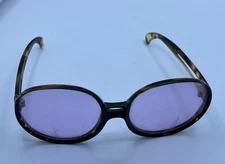 Vintage Sunglasses. D.O.C. Brown And Gold Frames Plastic