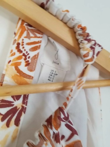 Joie Dress Womens Size Small Orange Floral Halter Tie Neck Maxi Stretch Summer - Picture 6 of 12