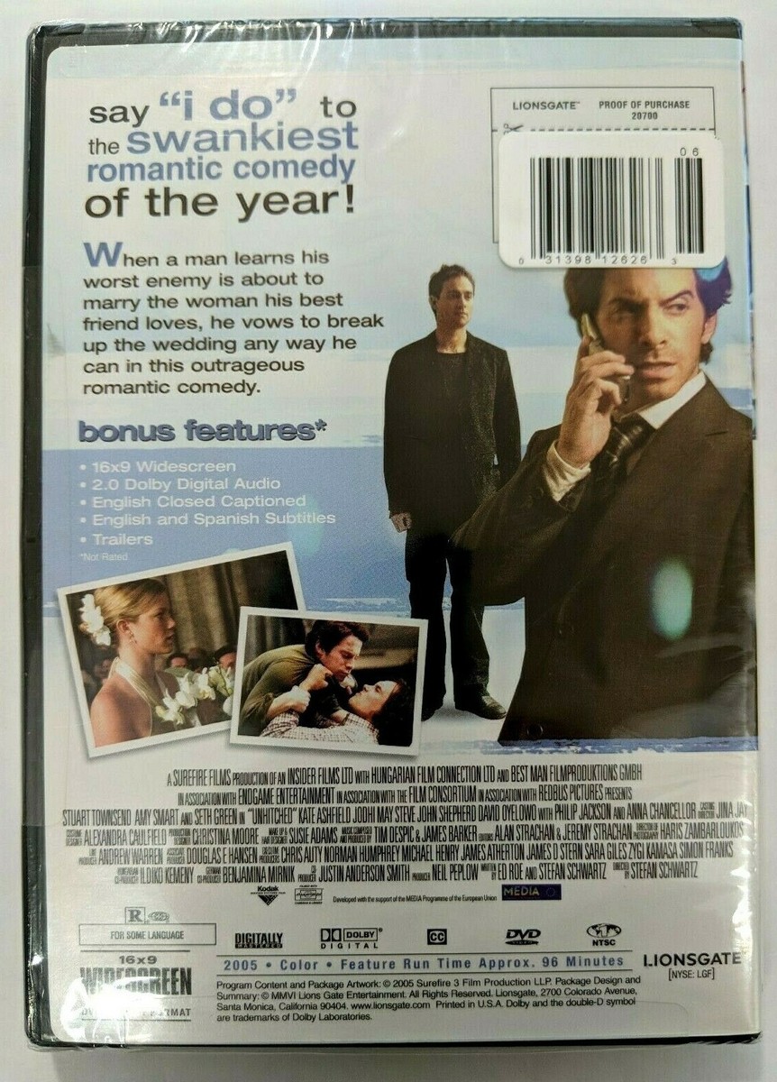 Unhitched DVD Stuart Townsend, Amy Smart, Seth Green