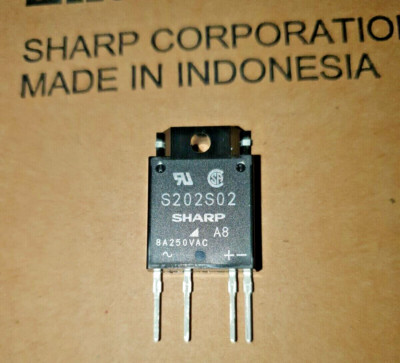 SHARP S202S02F - 230V - 8A - Solid State Relay - SSR - Elektronisches Lastrelais