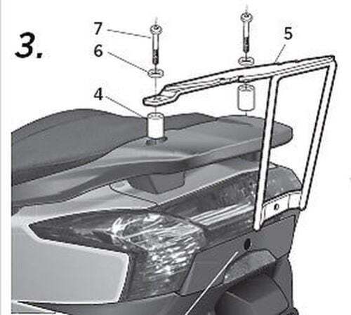 Suitcase mounting kit SHAD K0SP19ST-image