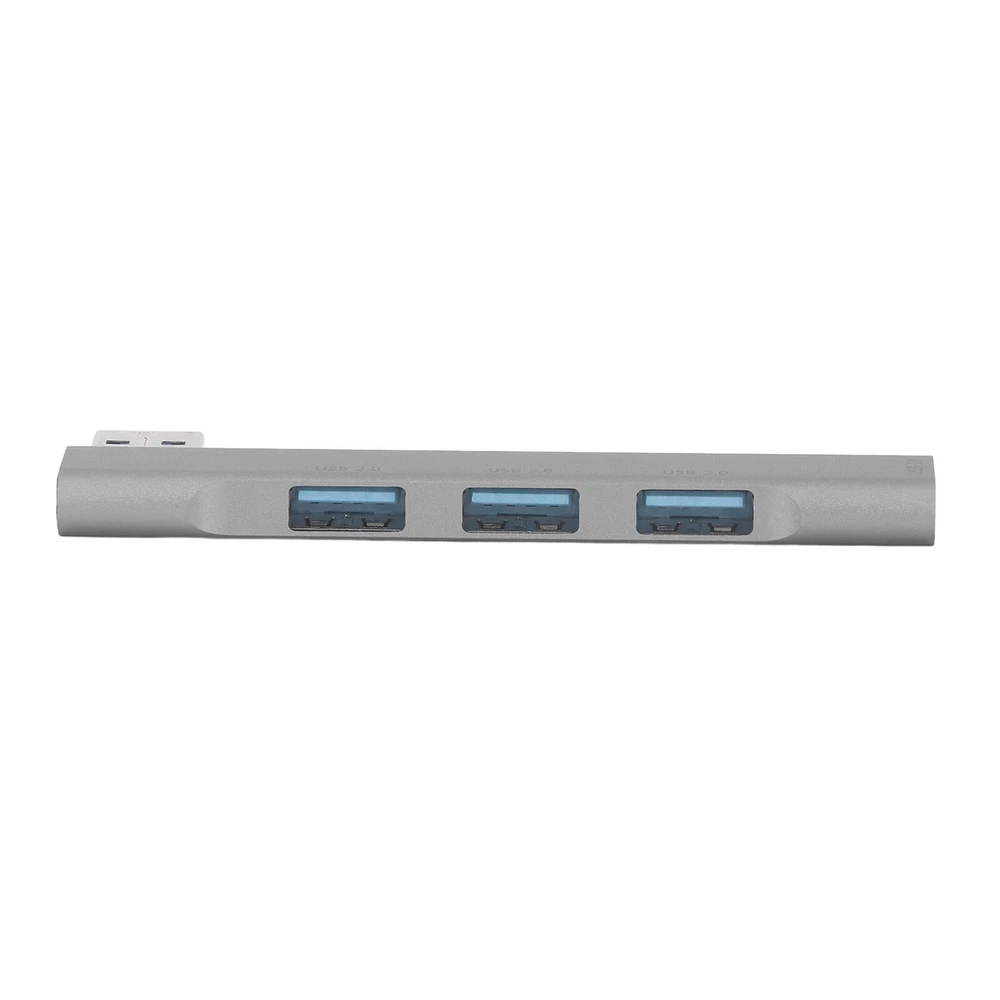 4-Port USB 3.0 Hub with OTG - 5Gbps Aluminum Alloy Dock Plug & Play
