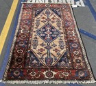 AN ATTRACTIVE ANTIQUE MALLAYERIE RUG 3’6” X 5’8” — photo 1