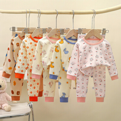Kids Clothes Set Boys Girls Suit Pyjamas Cartoon Autumn Winter Sleepwear Outfits