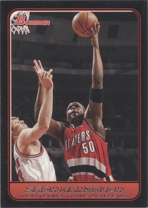 2006-07 Bowman Draft Picks & Stars - Zach Randolph #38 - 1 of 1
