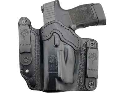 Desantis Variable GRD Leather OWB Holster, Black, AMBI | FITS