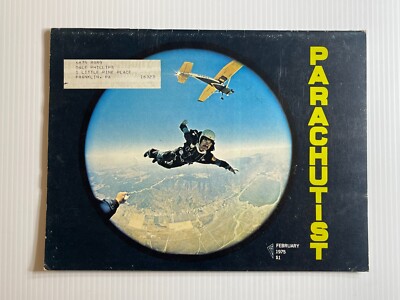 Parachutist Magazine - February 1975  (Vintage Parachute Enthusiast Magazine)