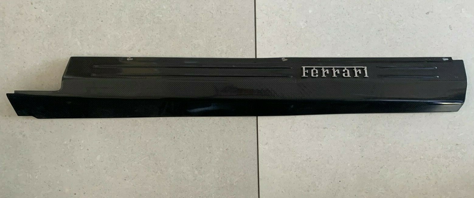 Carbon fiber Ferrari 599 LH door sill kick plate OE 69364900
