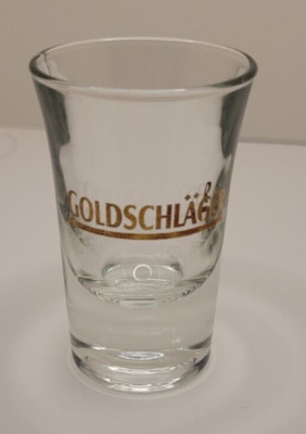 GOLDSCHLAGER SHOT GLASS FLARED TOP