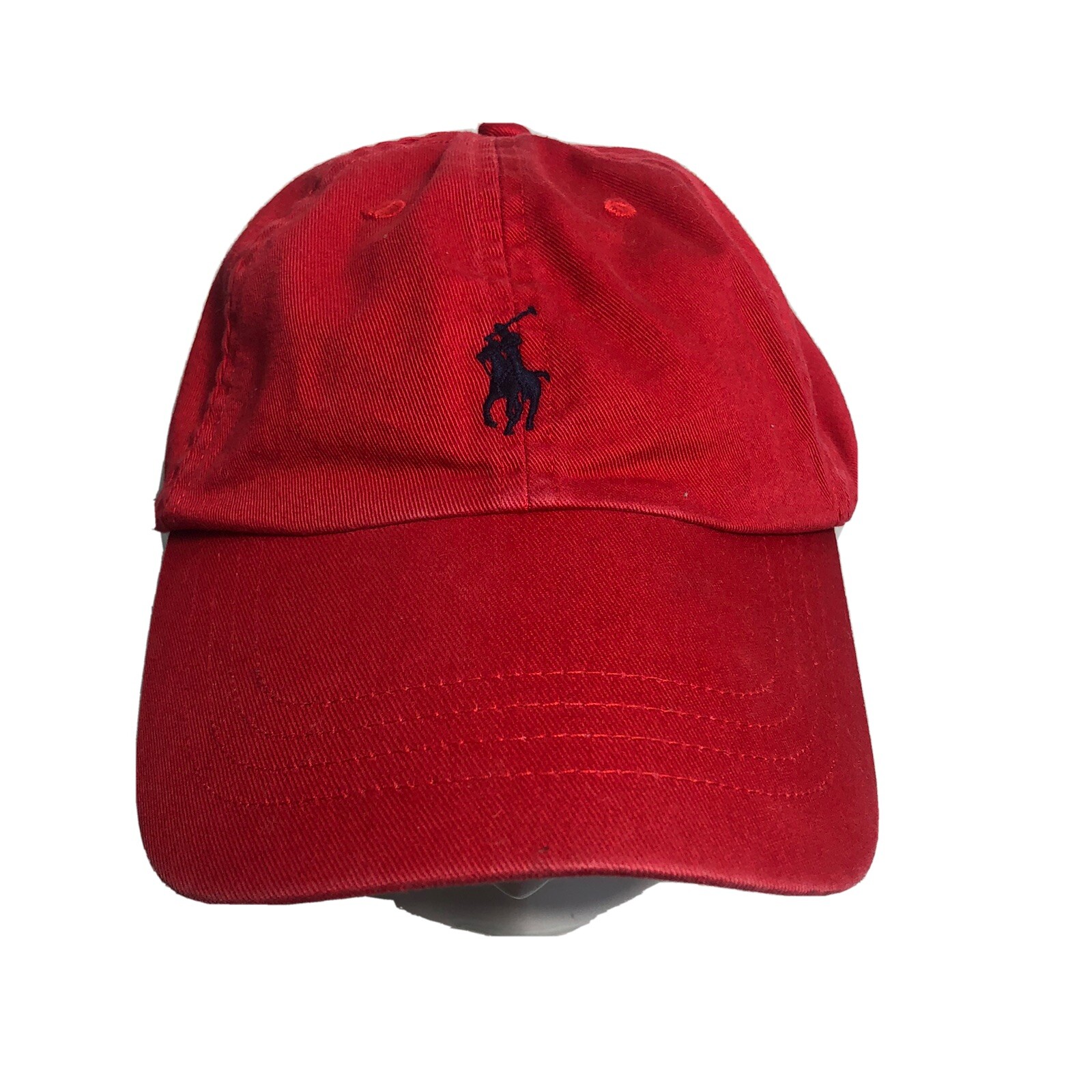 Polo Ralph Lauren berretto baseball golf ricamato logo pony rosso regolabile