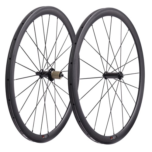 700C Carbon Road Bike Wheels 50x25mm U Shape R36 Hub Tubular Clincher ...