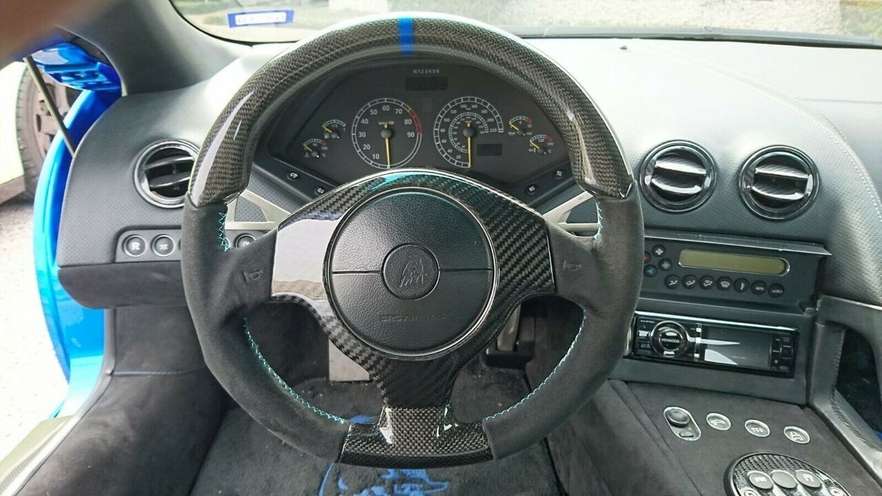 Fit Lamborghini Murcielago 01-10 Carbon Fiber Steering Wheel Center Cover