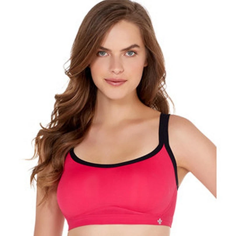 Lily of France Cross-Back Medium-Impact Sports Bra 2151901 L Large