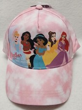 Disney Princess Pink Tie Dye Girls' Adjustable Hat One Size/New