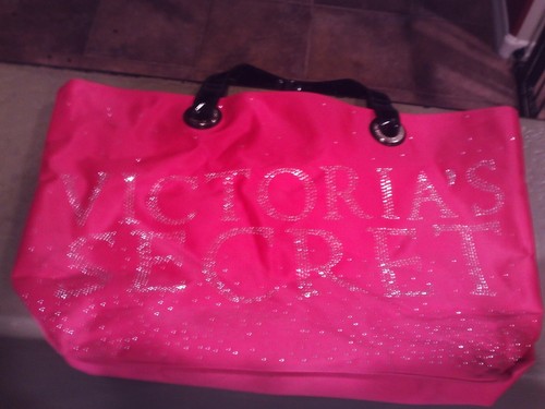 RARO BOLSO DE PLAYA PROMOCIONAL VICTORIA'S SECRET GRANDE 20"X13" LIGERAMENTE USADO VER FOTOS - Imagen 14 de 14
