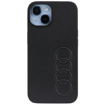 Audi iPhone 15, 14, 13 Hülle Case Cover TT Serie Synthetic Leather black