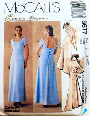 U PICK! PLUS SIZE PROM or BRIDAL WEDDING Sew Pattern ~ UC | eBay