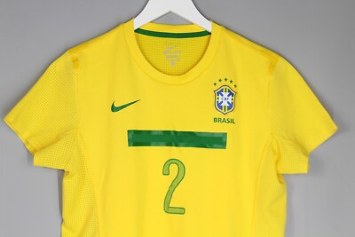 BRAZIL 2011 2012 HOME FOOTBALL SHIRT SOCCER JERSEY NIKE #2 WOMEN